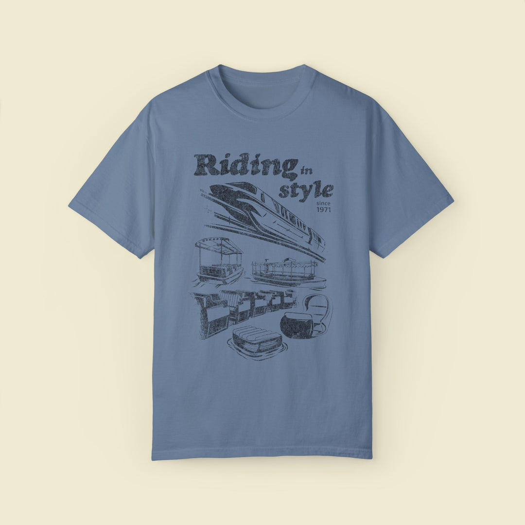 Riding in Style Comfort Colors Tee