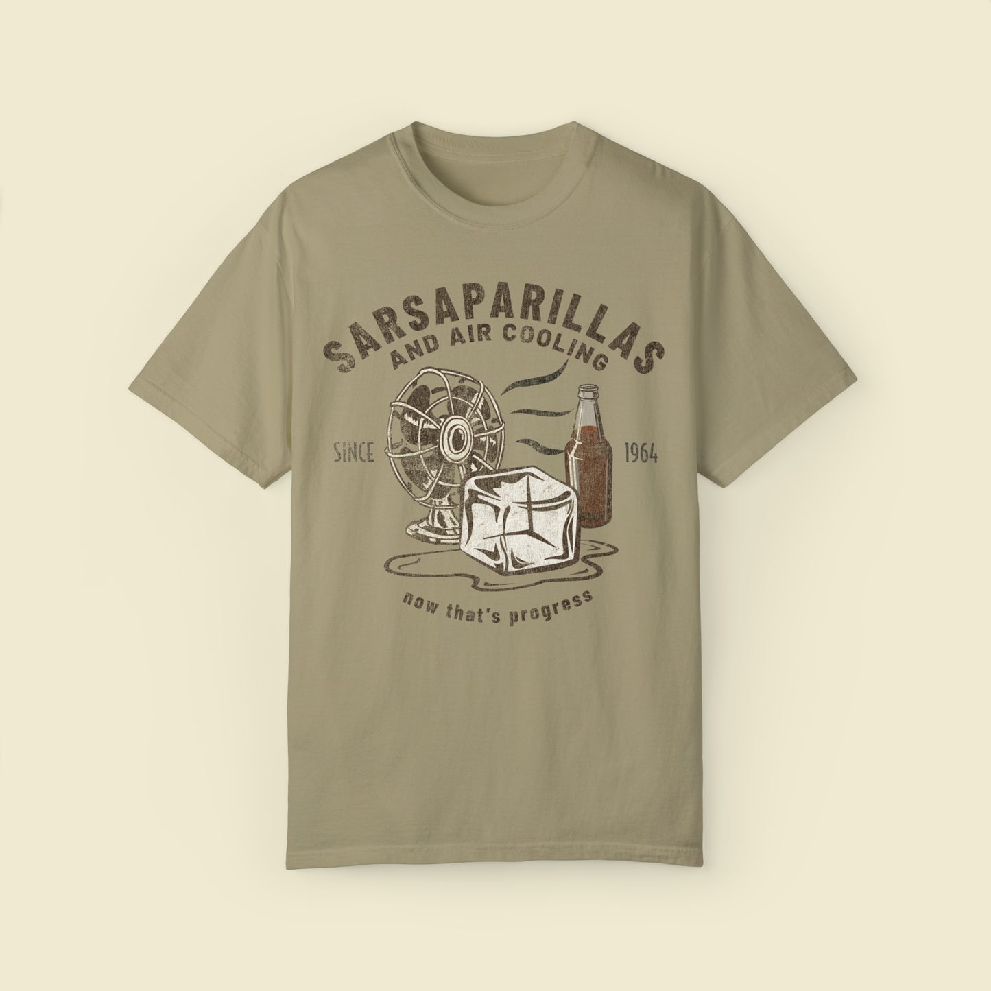 Carousel of Progress Sarsaparilla Comfort Colors Tee by The Quirky Mouse, theme park inspired t shirts