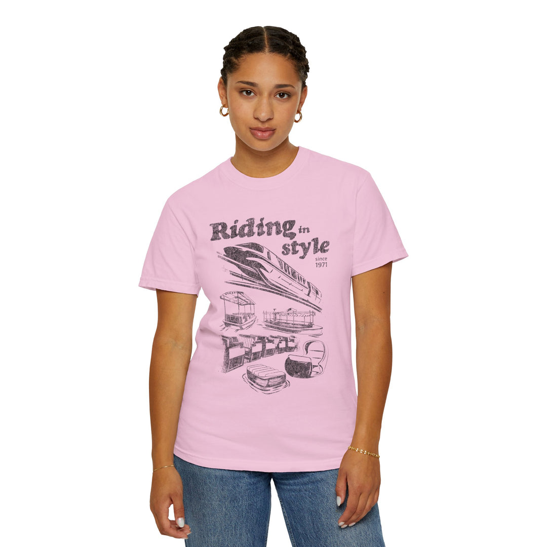 Riding in Style Comfort Colors Tee