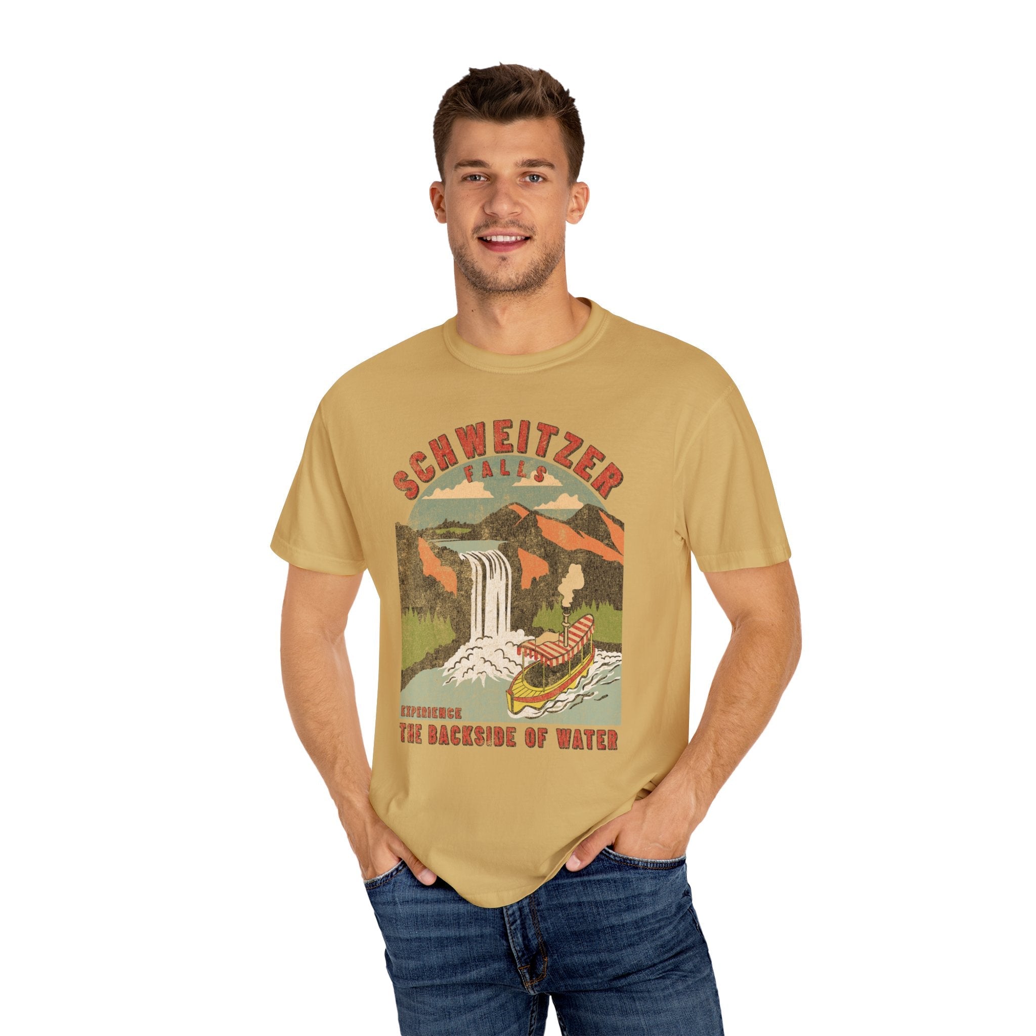 Schweitzer Falls Comfort Colors Tee The Quirky Mouse LLC