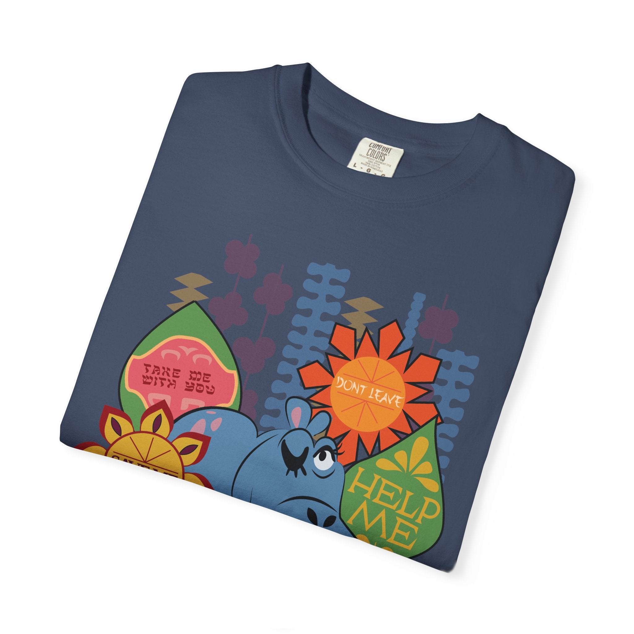 Hippo Help Me Comfort Colors Tee