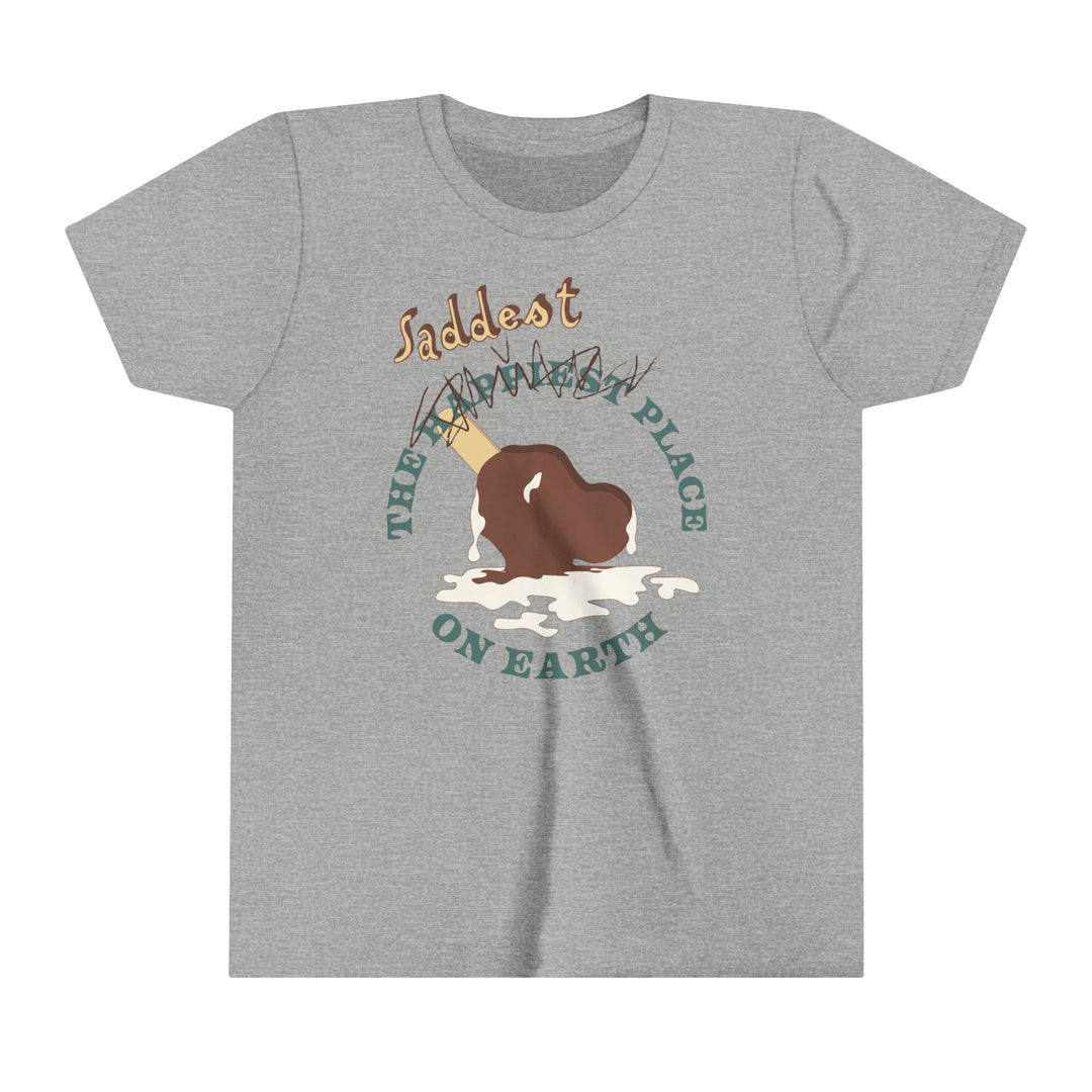 Saddest Place on Earth Kids' Tee by The Quirky Mouse, LLC, subtle Disney Inspired Shirts