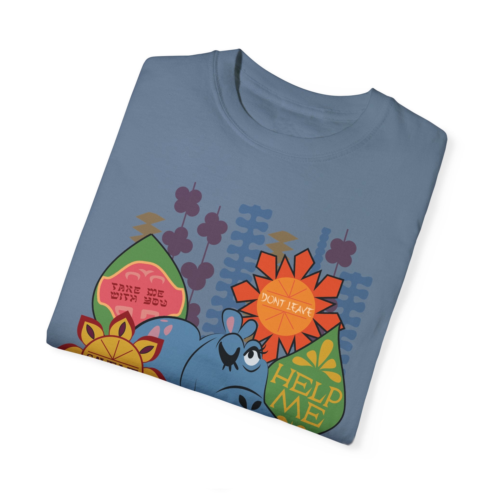 Hippo Help Me Comfort Colors Tee