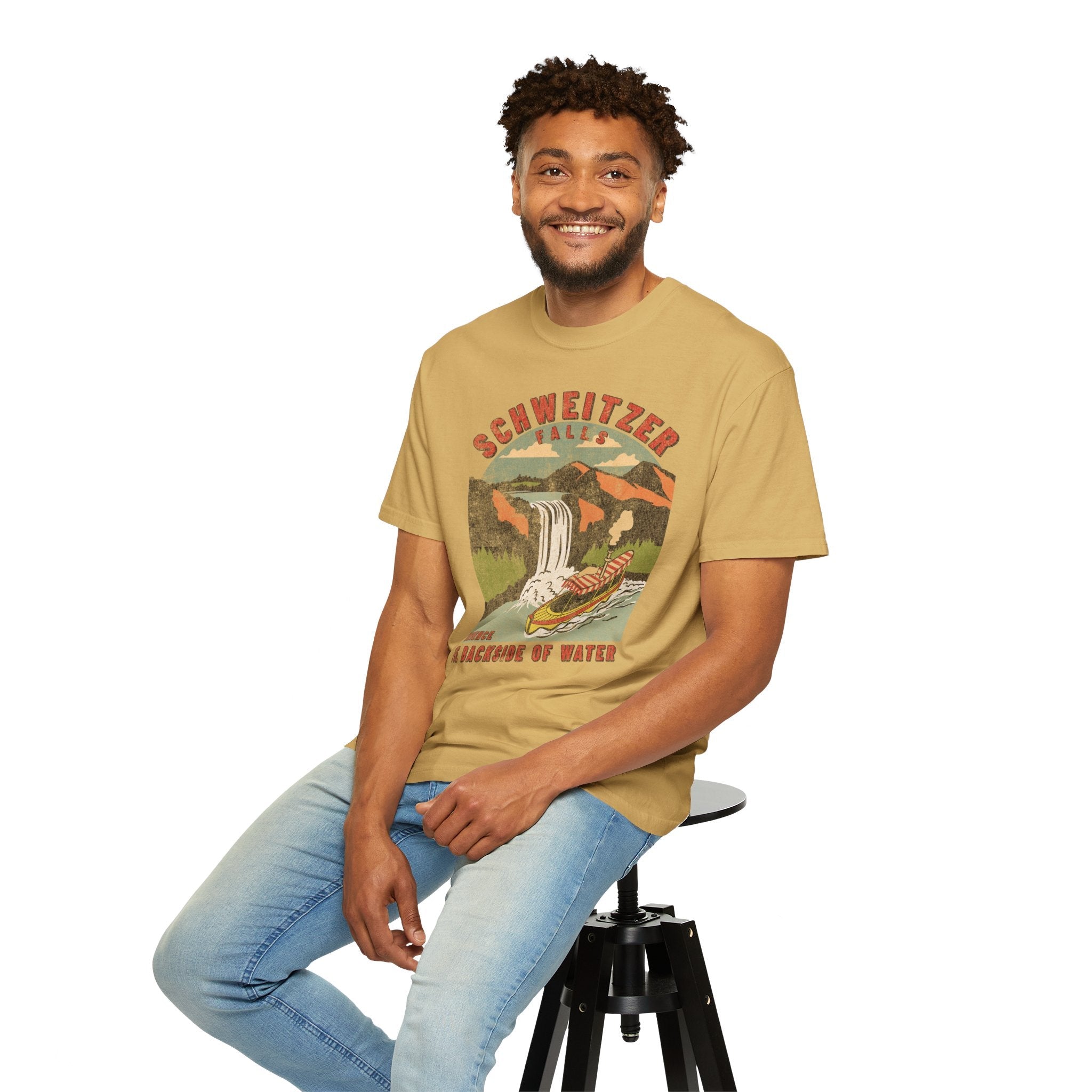 Schweitzer Falls Comfort Colors Tee The Quirky Mouse LLC