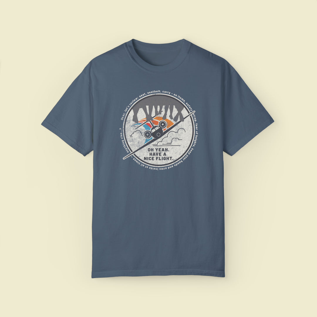 Soarin' Have A Nice Flight Comfort Colors Tee by The Quirky Mouse, LLC, subtle Disney Inspired Shirts