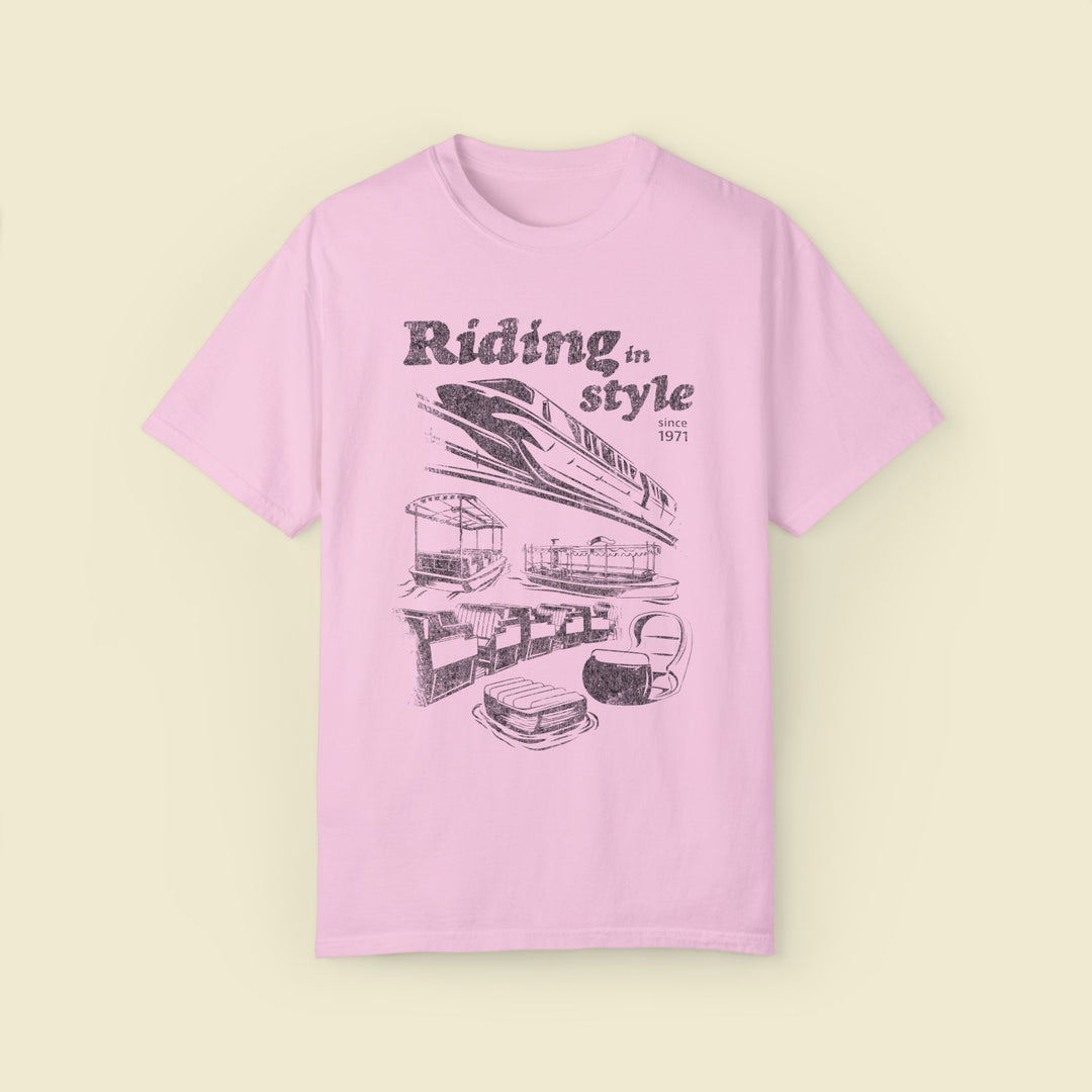 Riding in Style Comfort Colors Tee