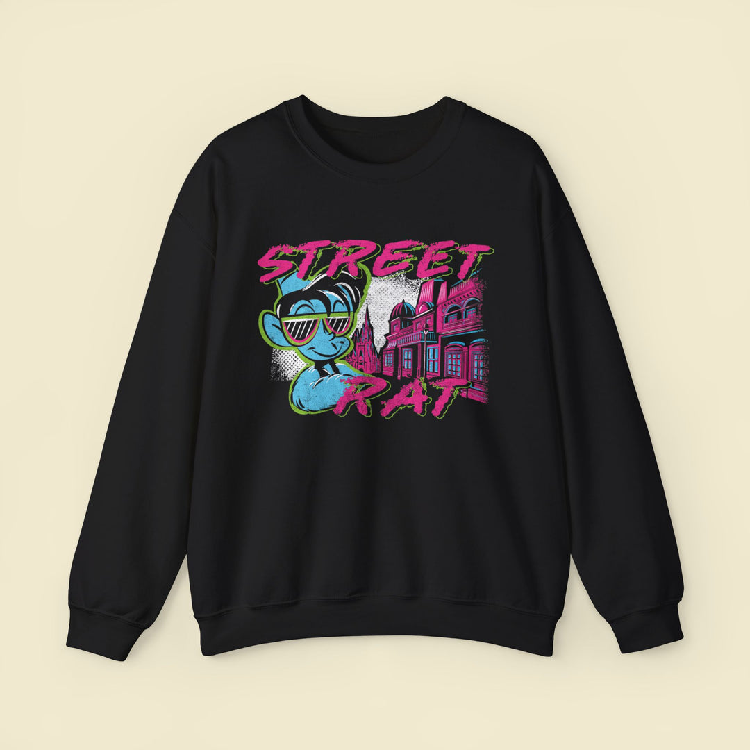 Street Rat Sweatshirt by The Quirky Mouse, LLC, subtle Disney Inspired Shirts