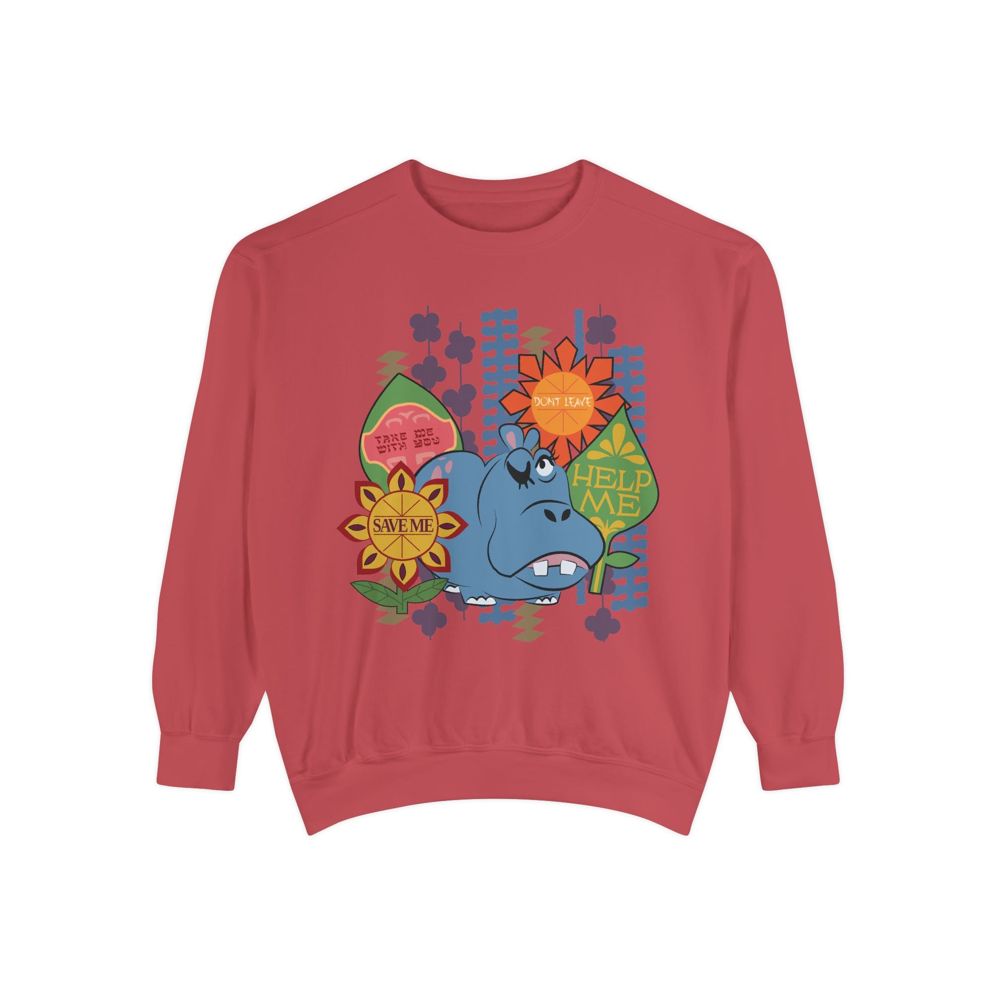 Hippo Help Me Sweatshirt