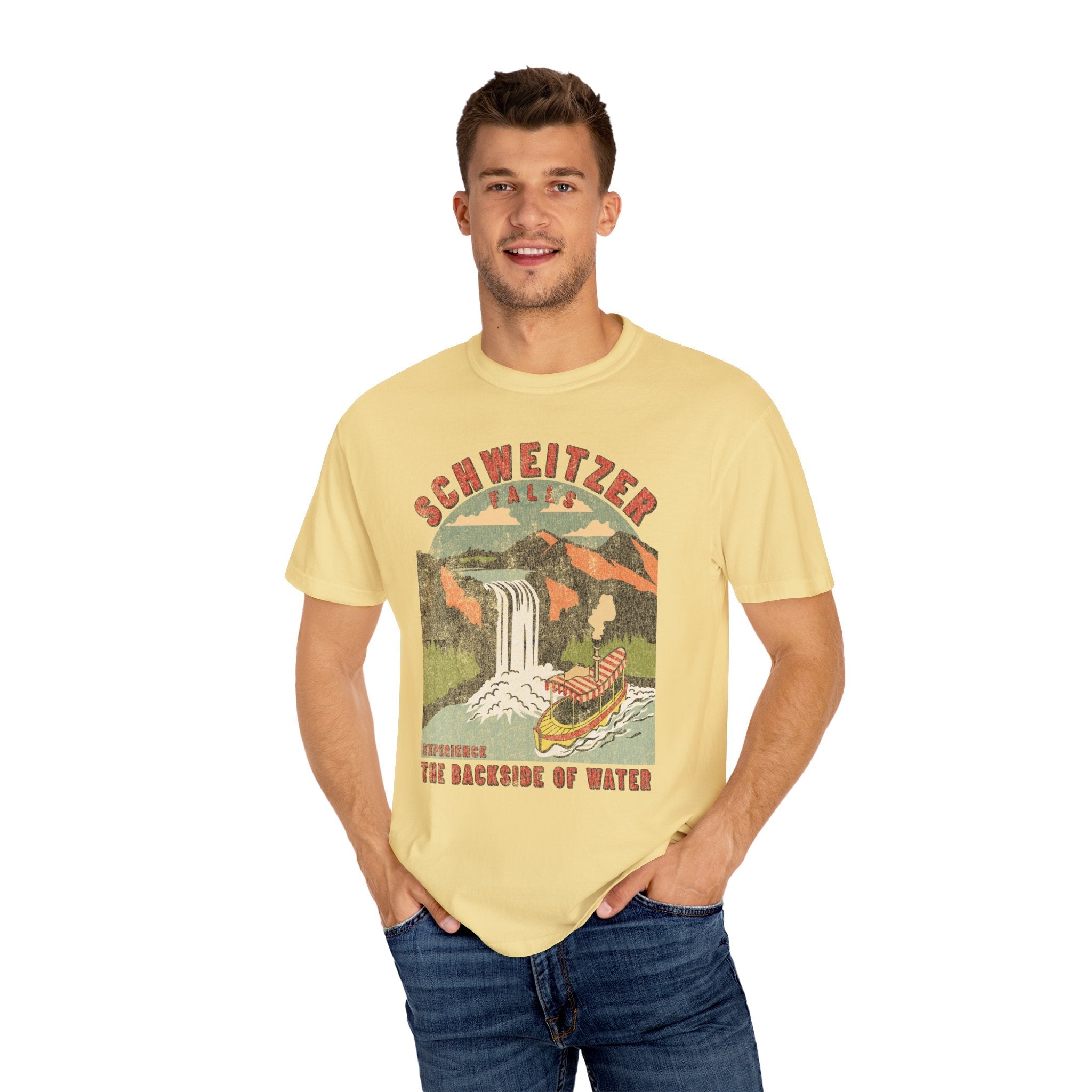 Schweitzer Falls Comfort Colors Tee The Quirky Mouse LLC