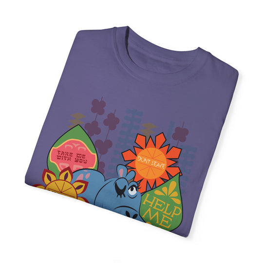 Hippo Help Me Comfort Colors Tee