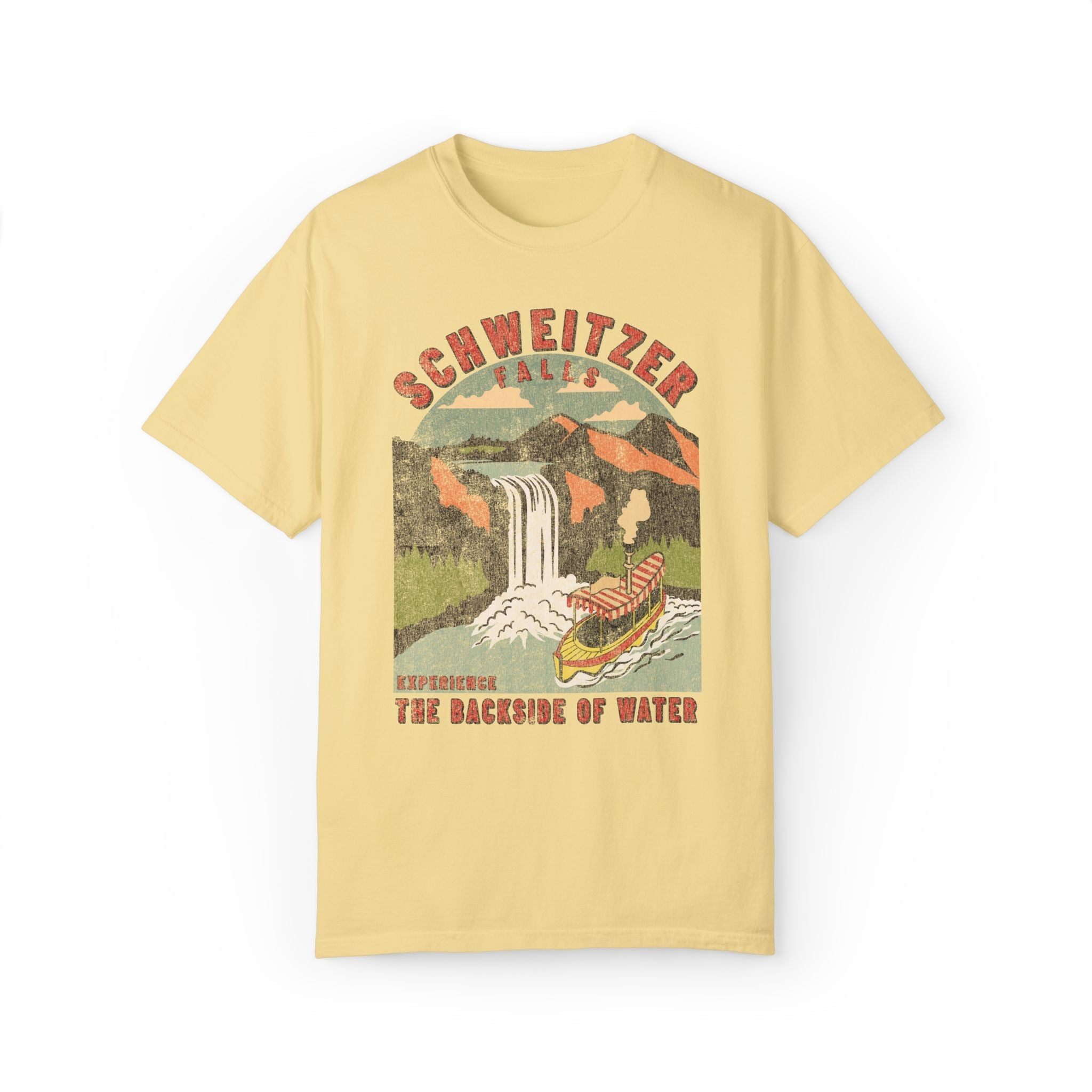 Schweitzer Falls Comfort Colors Tee The Quirky Mouse LLC
