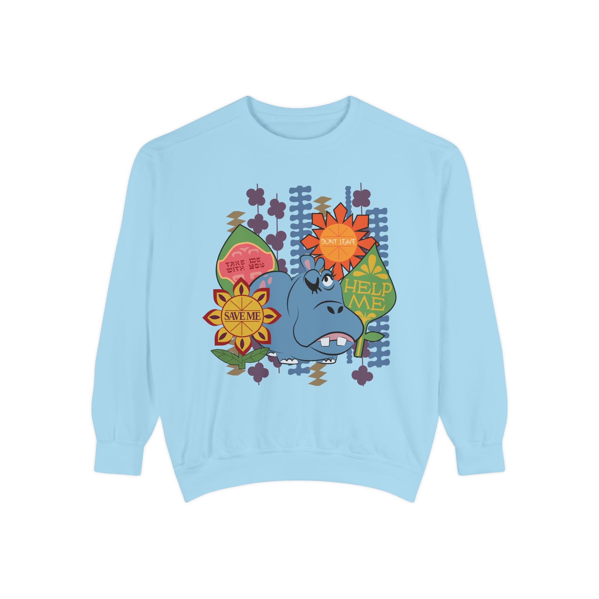 Hippo Help Me Sweatshirt