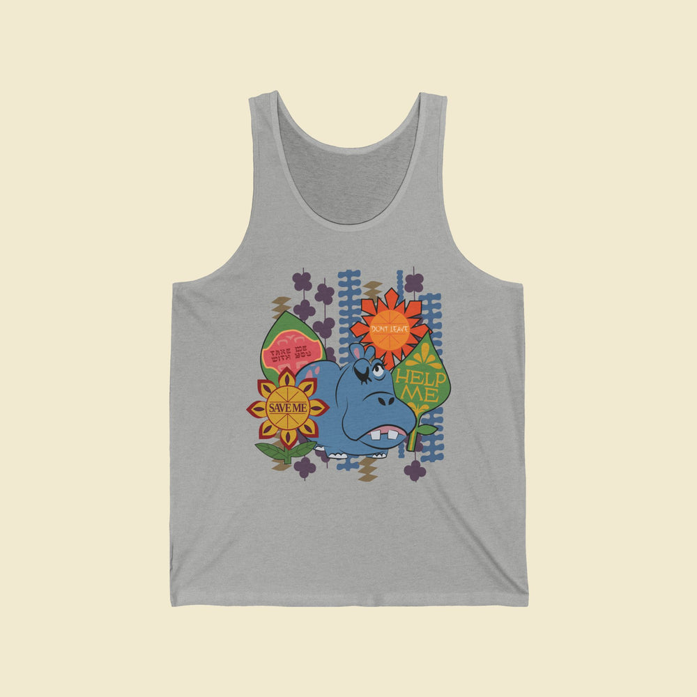 Hippo Help Me Tank Top