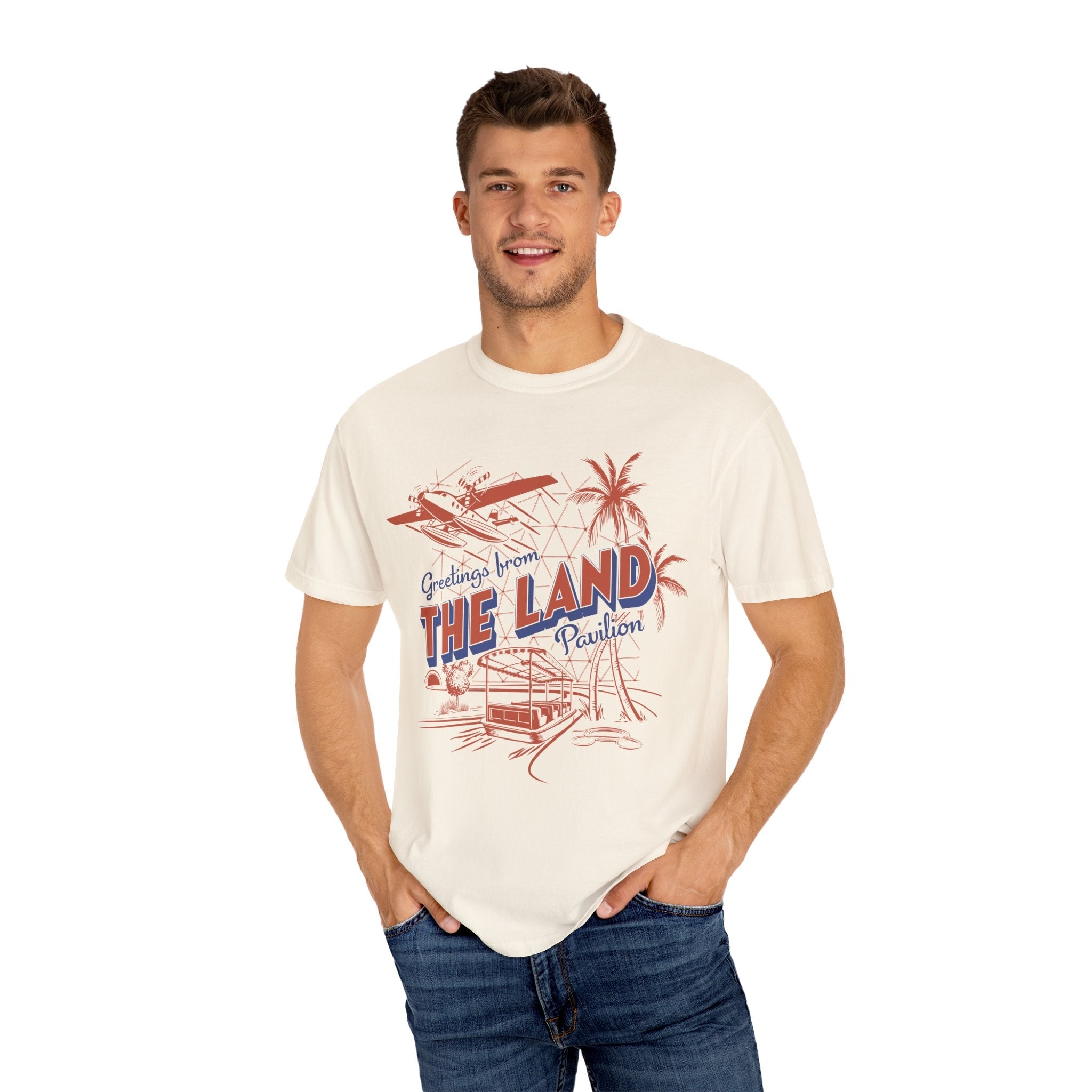 Greetings from the Land Pavilion Tee The Quirky Mouse LLC