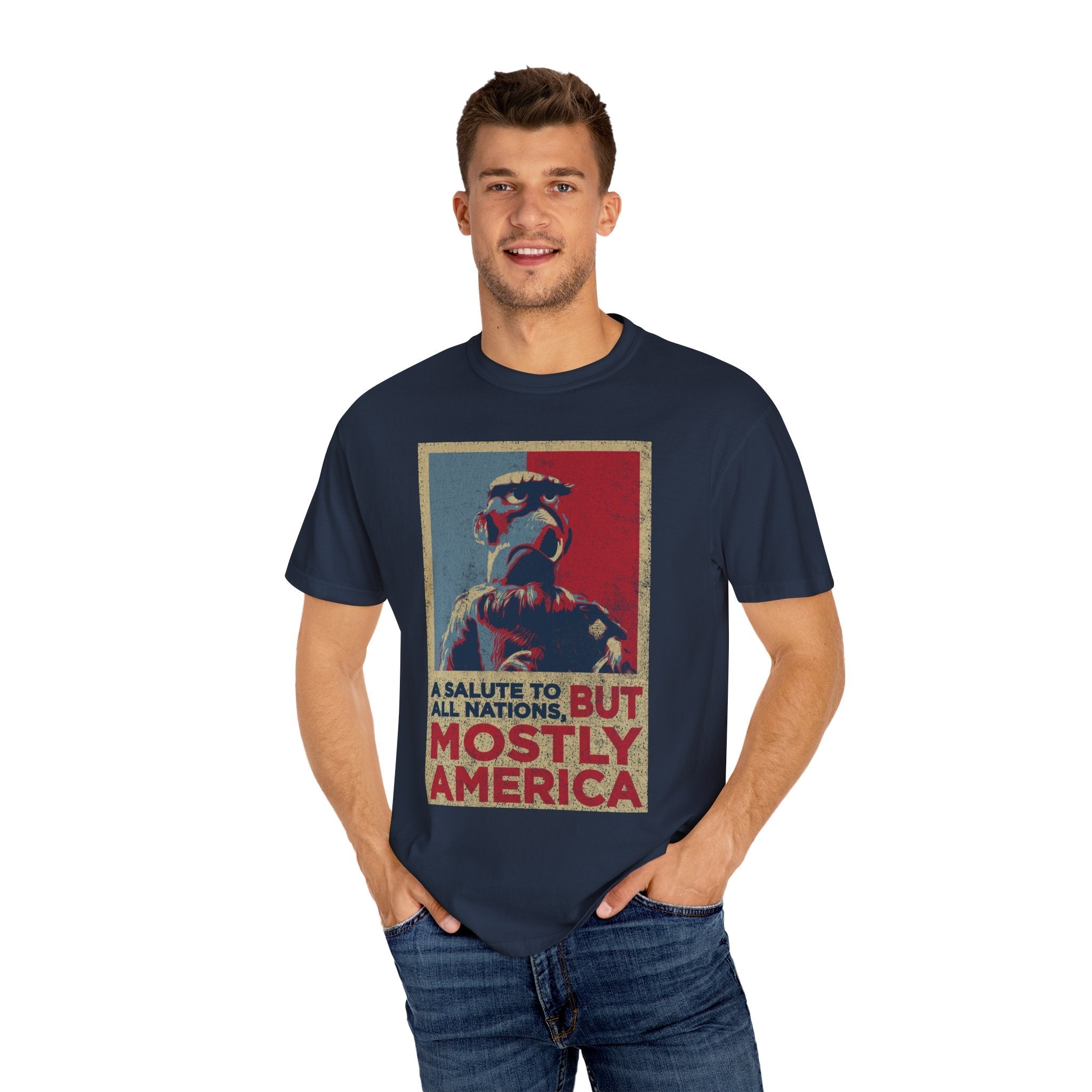 Sam Eagle Salute To America Comfort Colors Tee