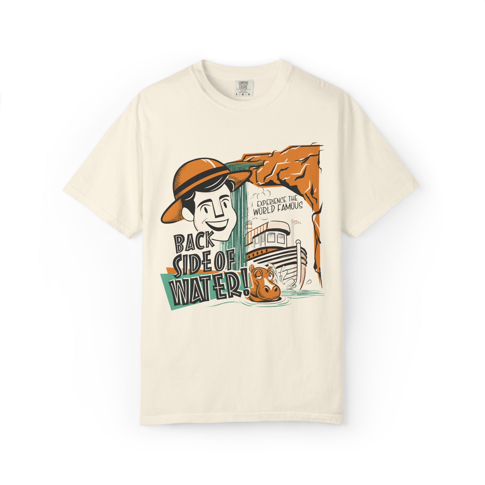 The Back Side Of Water Comfort Colors Tee