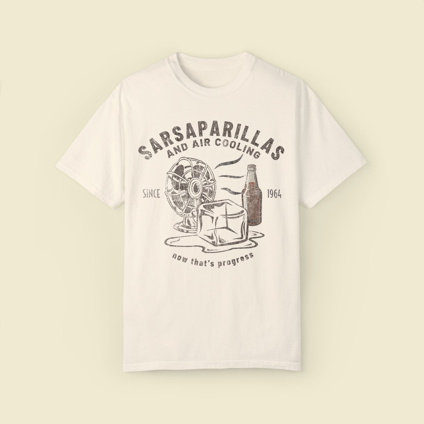 Carousel of Progress Sarsaparilla Comfort Colors Tee by The Quirky Mouse, theme park inspired t shirts