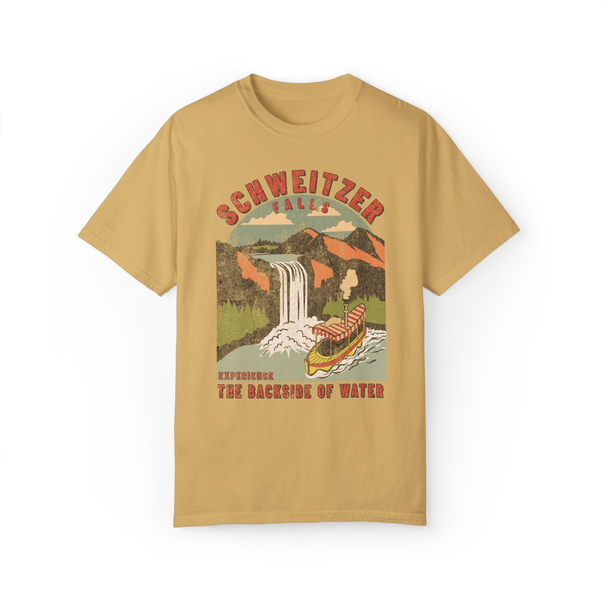 Schweitzer Falls Comfort Colors Tee The Quirky Mouse LLC