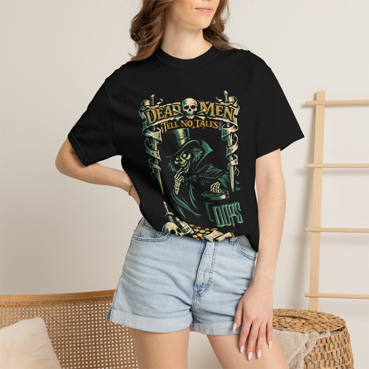 Dead Men Tell No Tales Hatbox Ghost Tee