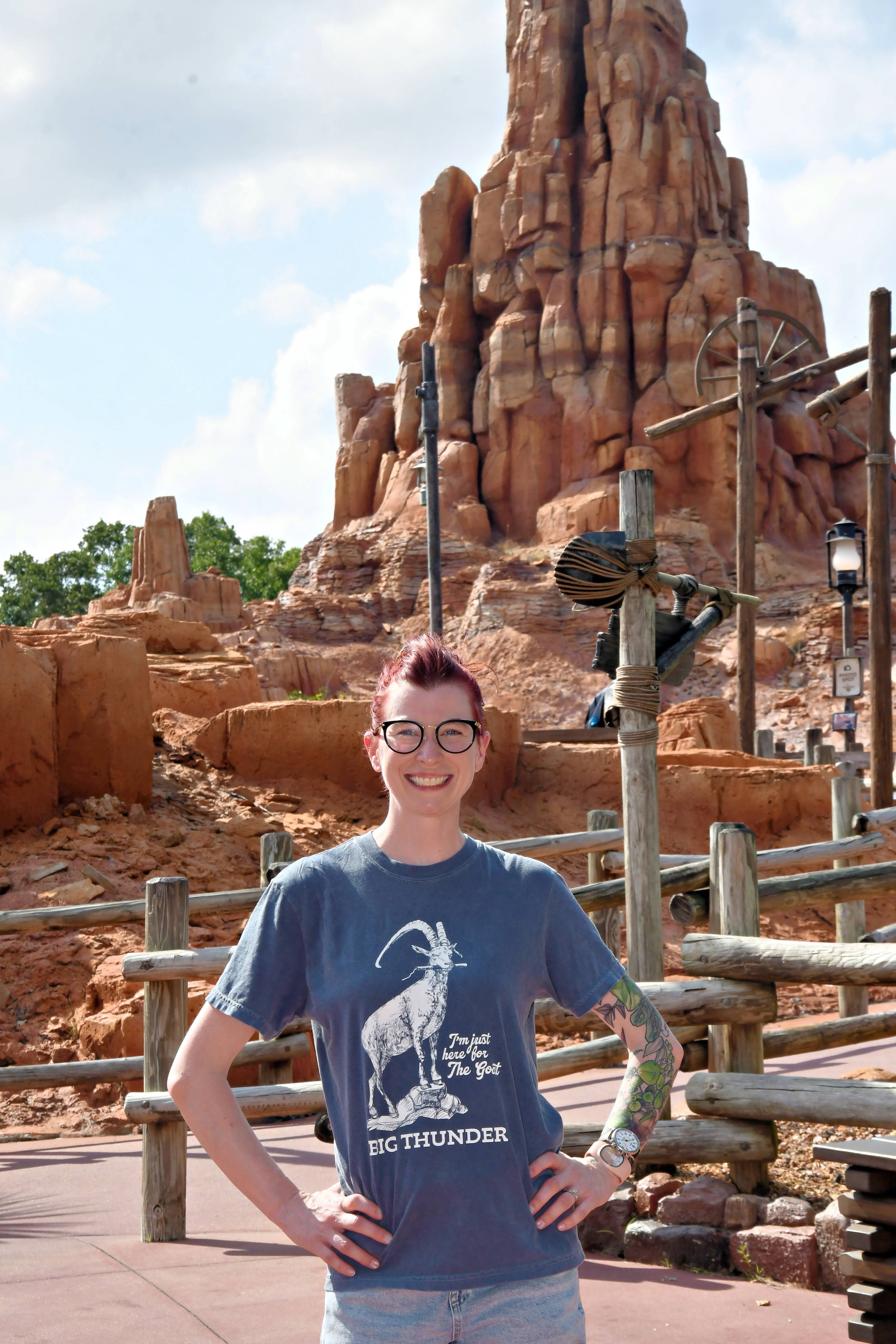 Big Thunder Goat on Comfort Colors Tee