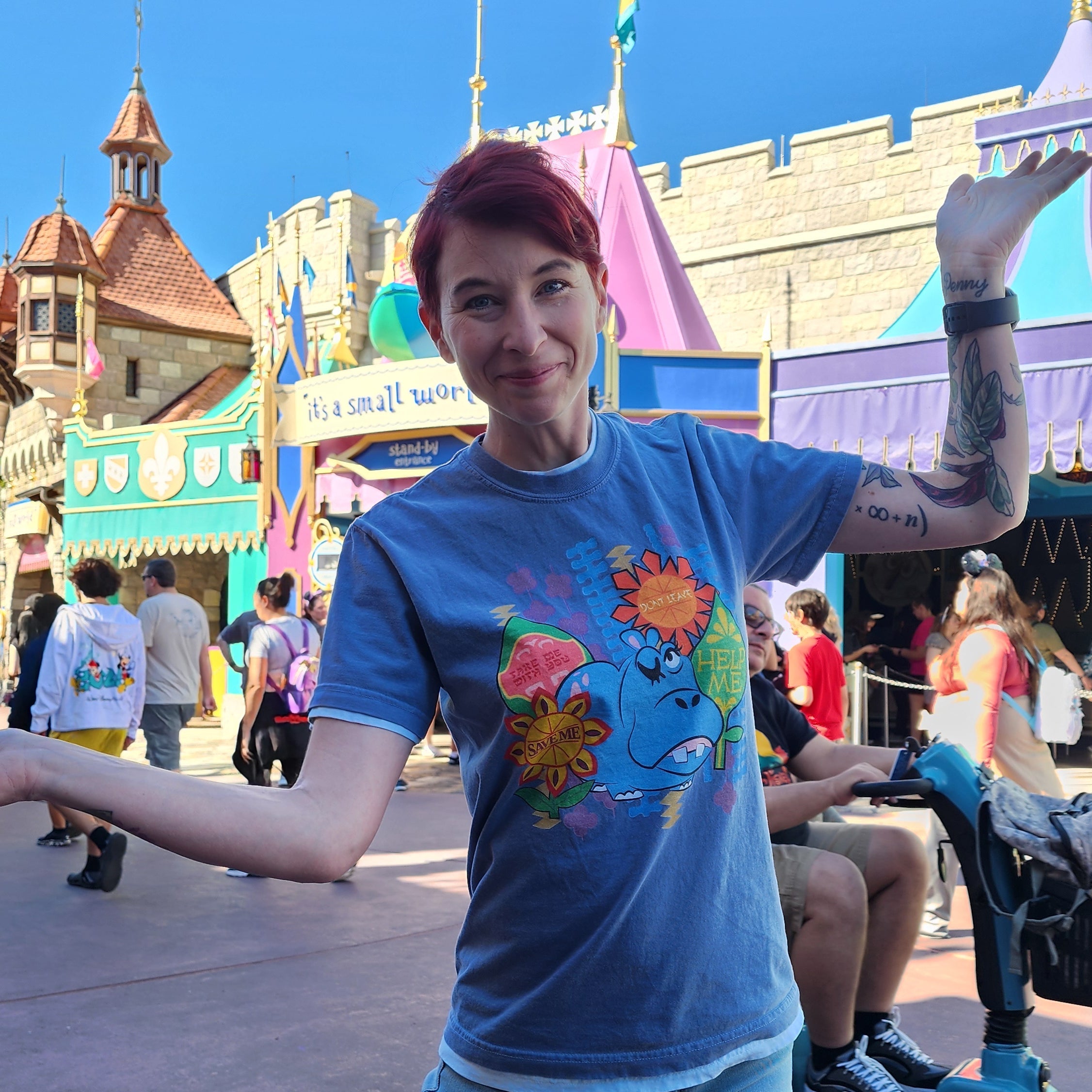 Hippo Help Me Comfort Colors Tee