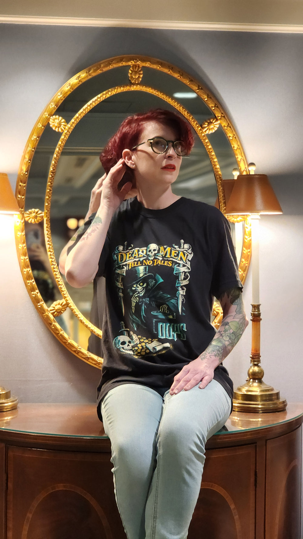 Dead Men Tell No Tales Hatbox Ghost Tee