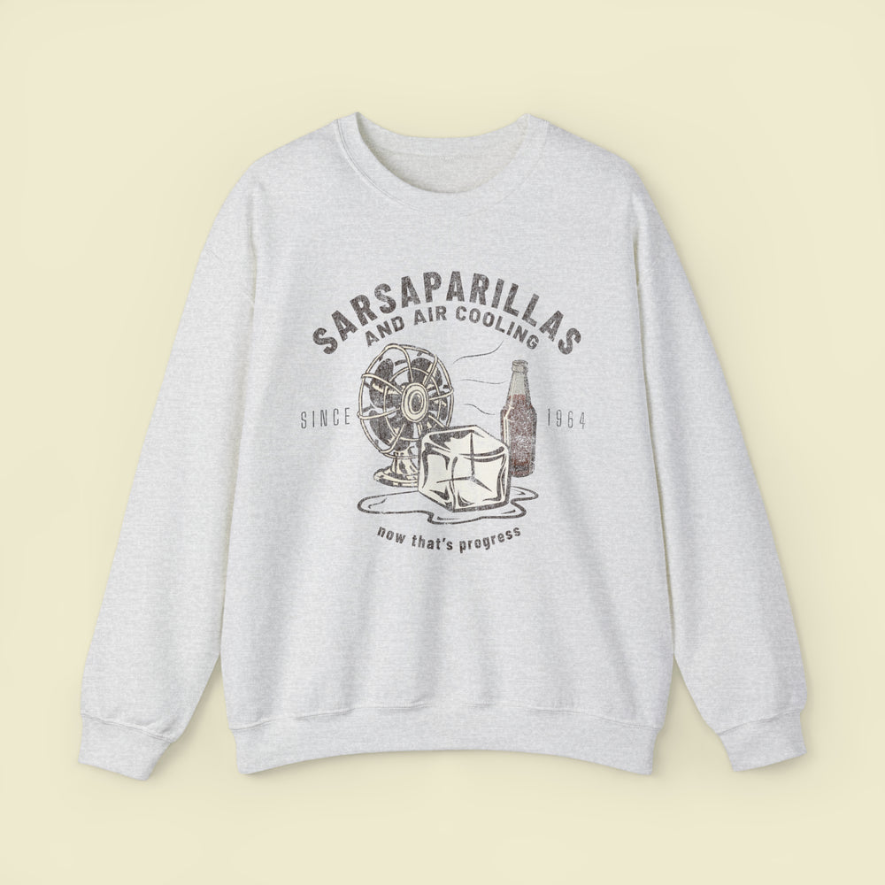 Carousel of Progress Sweatshirt - Sarsaparilla & Air Cooling theme park inspired t shirts