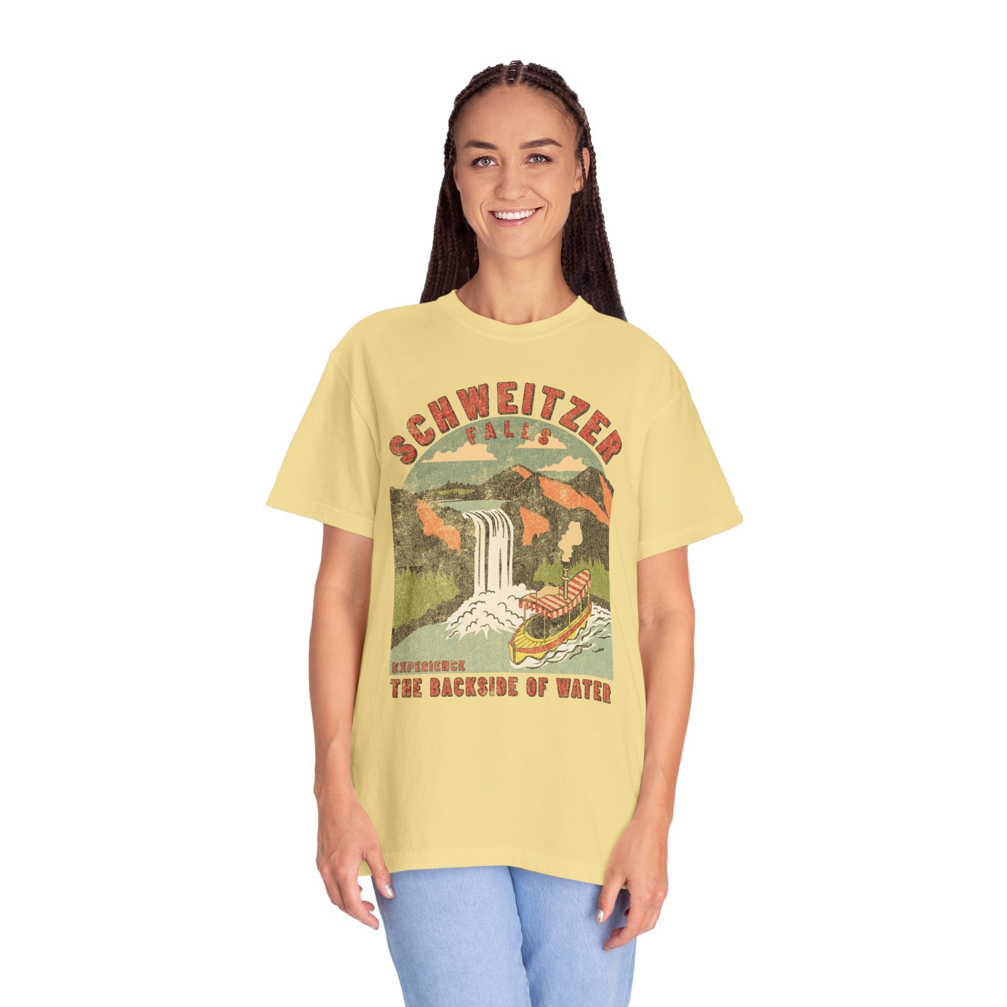 Schweitzer Falls Comfort Colors Tee The Quirky Mouse LLC