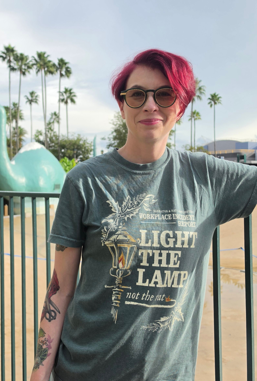 A photo of Kylie, the artist.