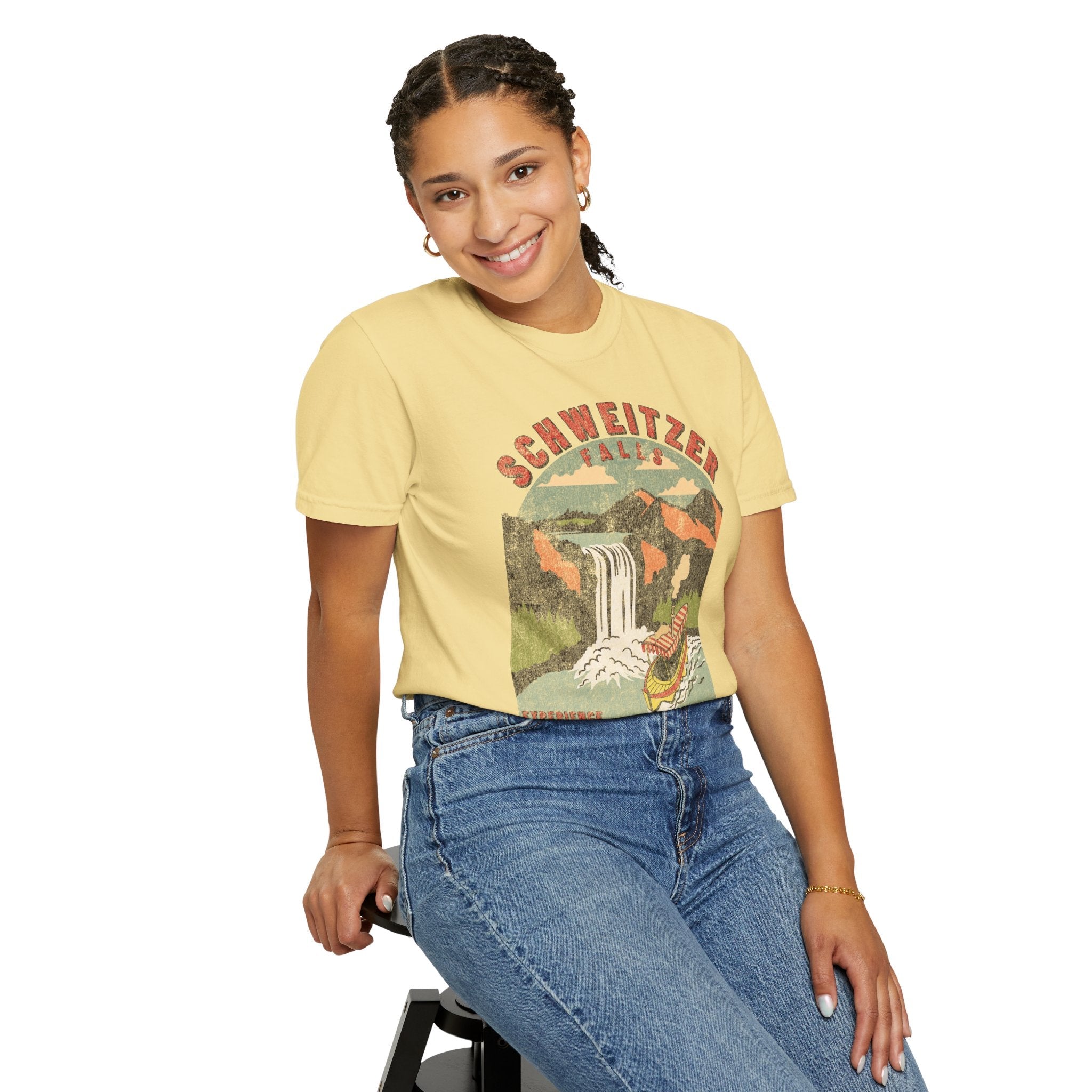 Schweitzer Falls Comfort Colors Tee The Quirky Mouse LLC