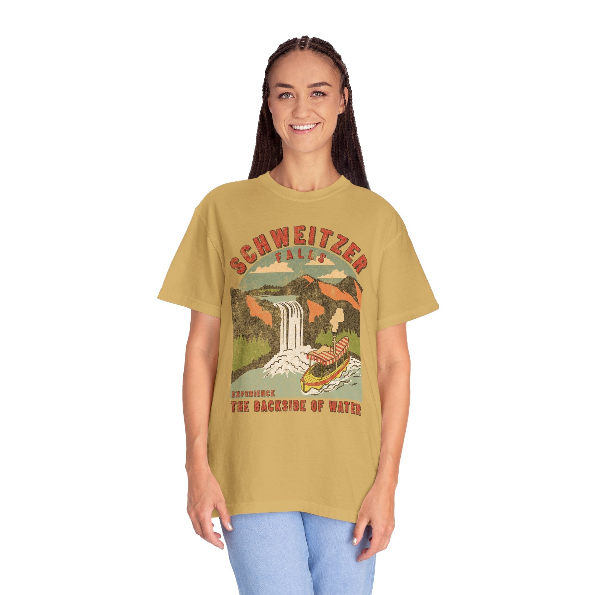 Schweitzer Falls Comfort Colors Tee The Quirky Mouse LLC