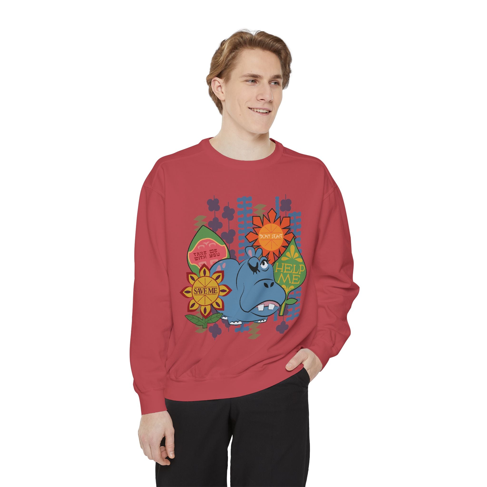 Hippo Help Me Sweatshirt