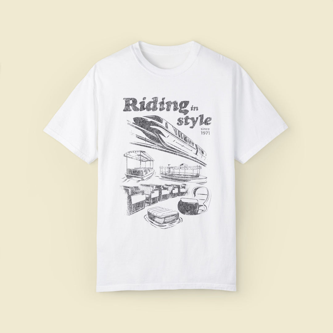 Riding in Style Comfort Colors Tee