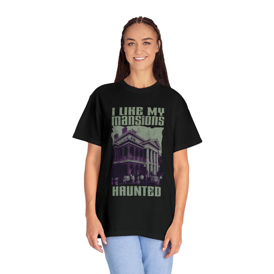 *DL* I Like My Mansions Haunted Comfort Colors Tee