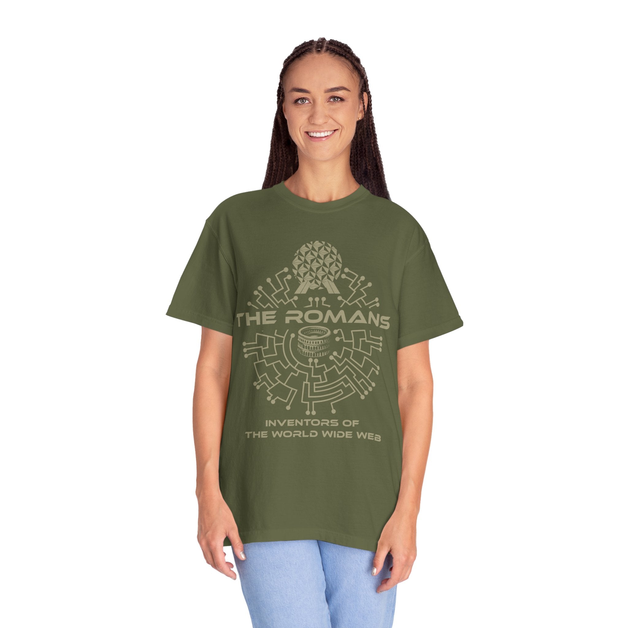 Spaceship Earth Romans on Comfort Colors
