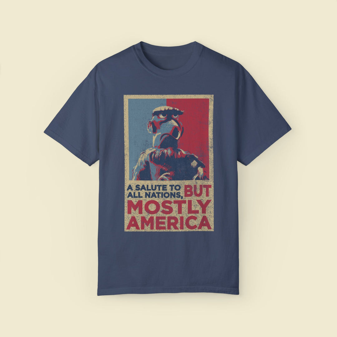 Salute To America Comfort Colors Tee The Quirky Mouse LLC