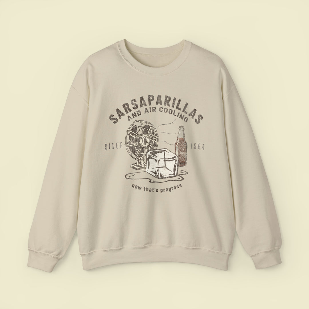 Carousel of Progress Sweatshirt - Sarsaparilla and Air Cooling by The Quirky Mouse, LLC, subtle Disney Inspired Shirts