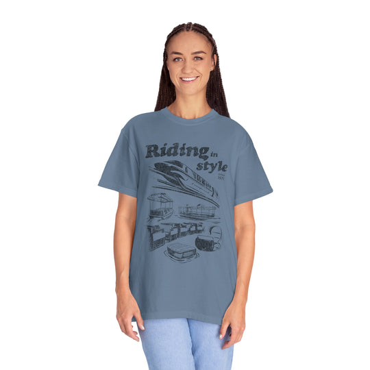 Riding in Style Comfort Colors Tee