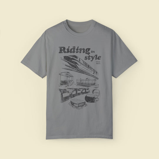 Riding in Style Comfort Colors Tee