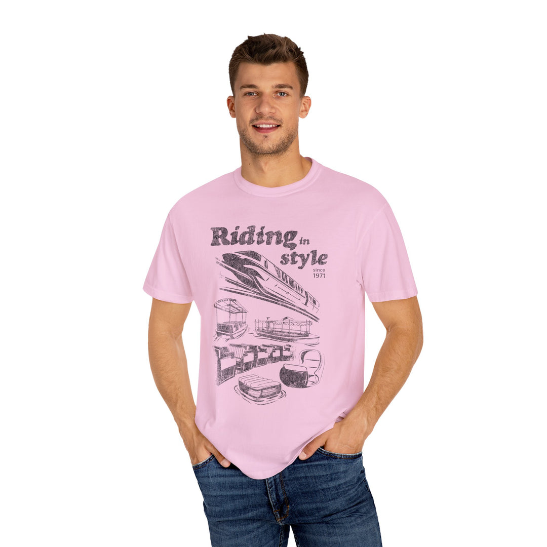 Riding in Style Comfort Colors Tee