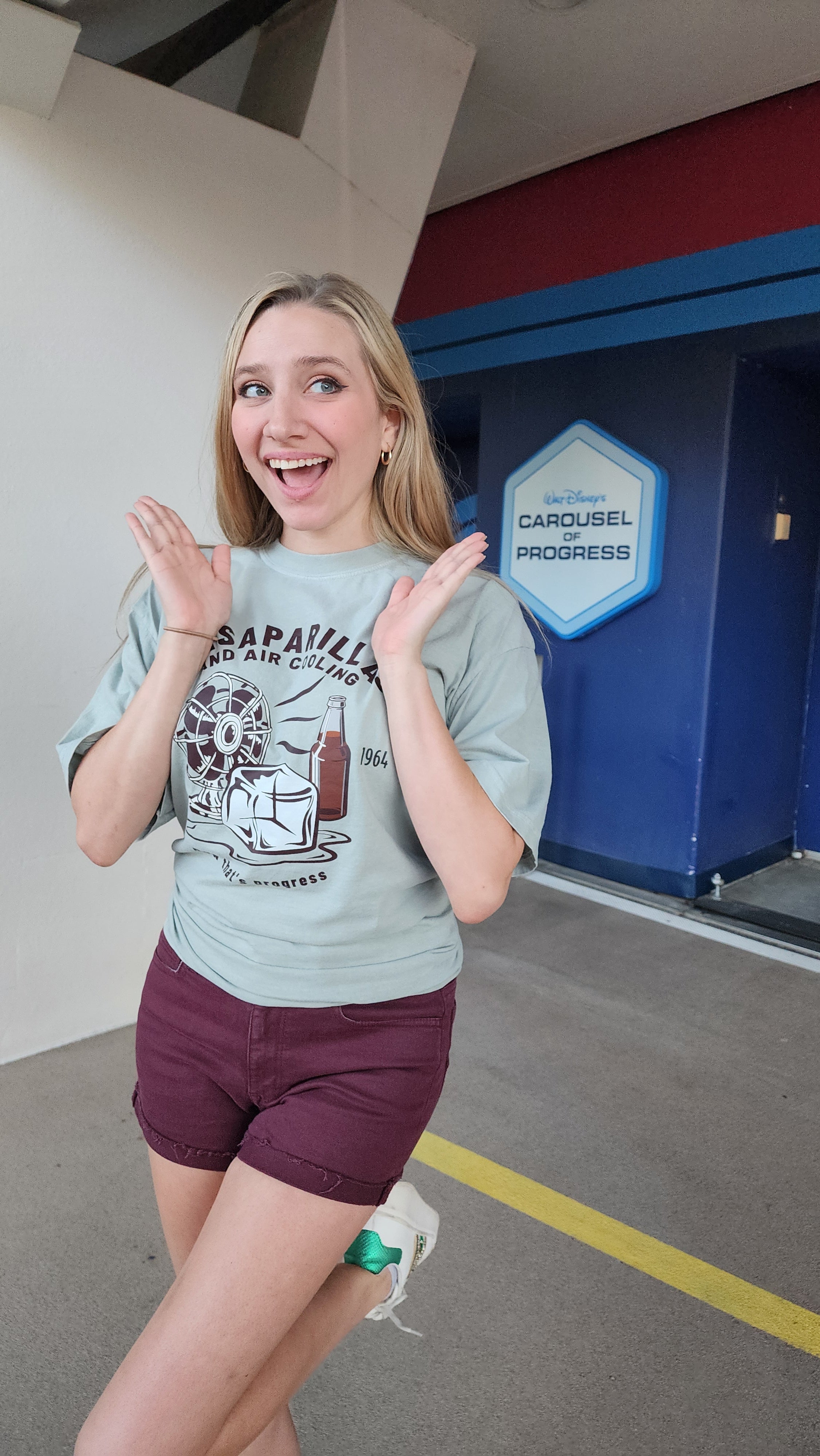 Carousel of Progress Sarsaparilla Comfort Colors Tee The Quirky Mouse LLC
