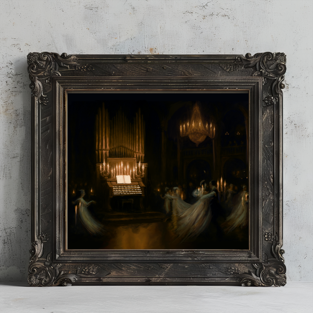 Haunted Mansion Ballroom Art Print