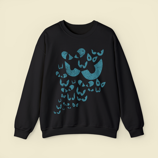 Spooky Eyes Sweatshirt by The Quirky Mouse, LLC, subtle Disney Inspired Shirts