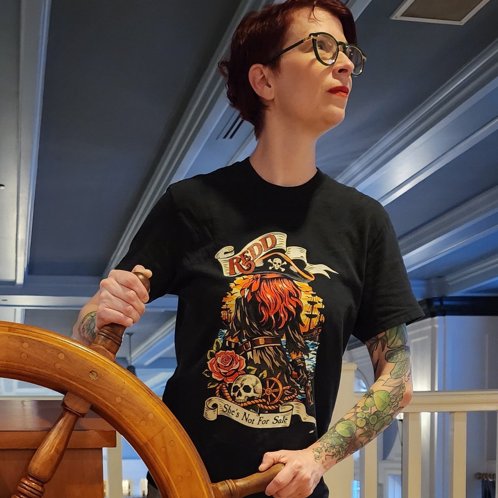 Not for Sale Redd Pirates of the Caribbean t-shirt by The Quirky Mouse