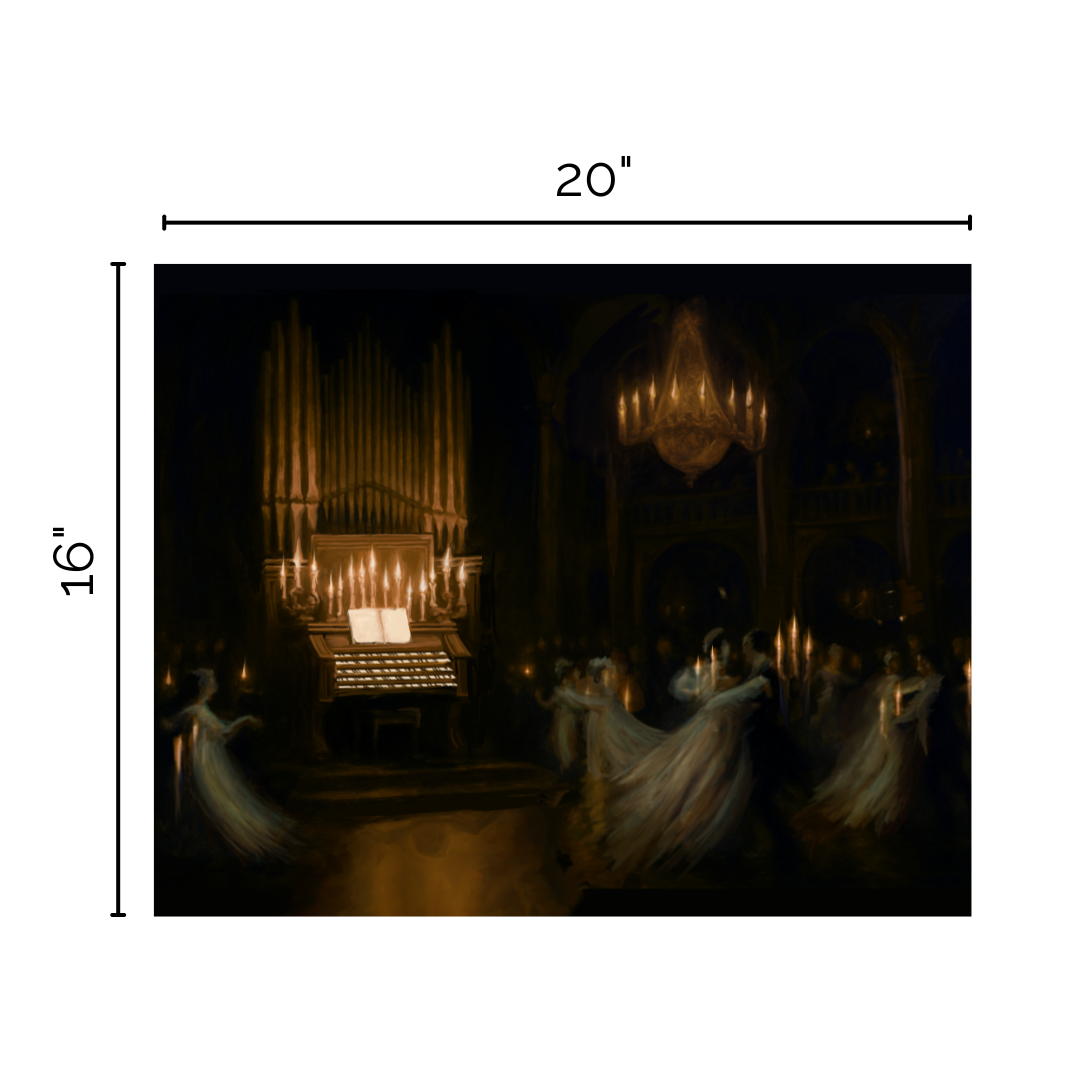Grand Ballroom — Haunted Mansion Fine Art Print | Disney Wall Art