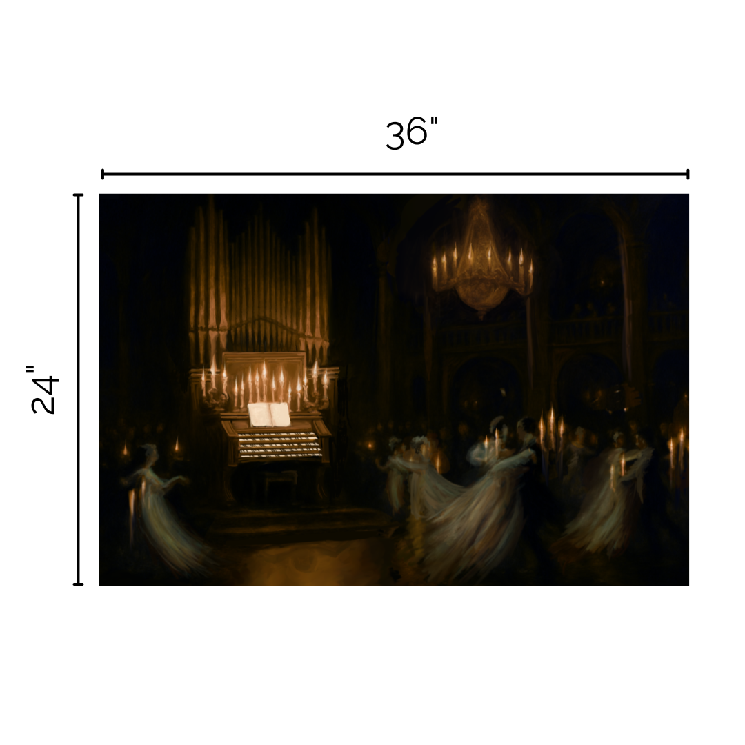Grand Ballroom — Haunted Mansion Fine Art Print | Disney Wall Art