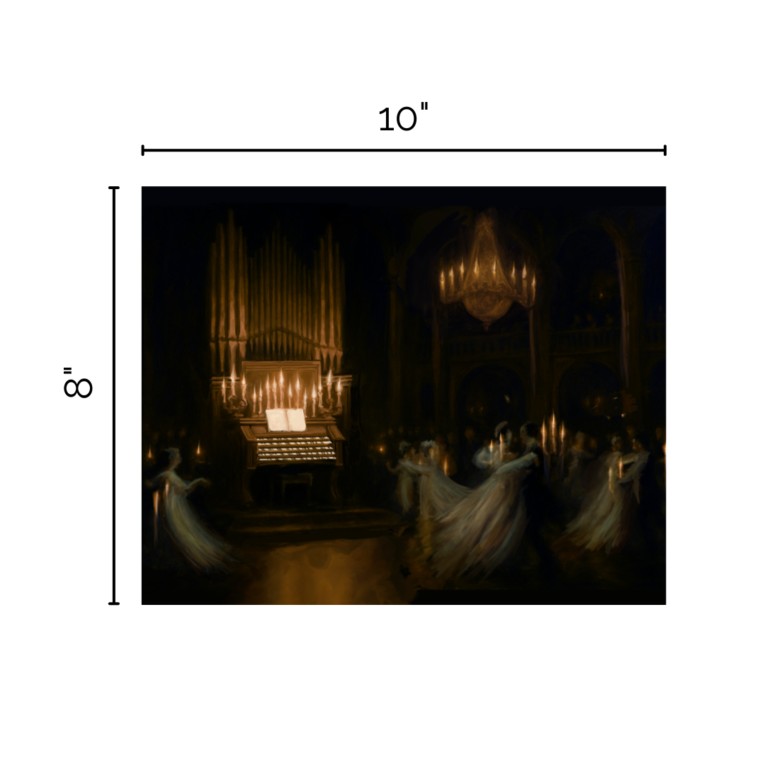 Grand Ballroom — Haunted Mansion Fine Art Print | Disney Wall Art