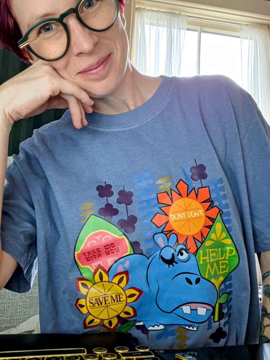 A photo of Kylie, the artist.