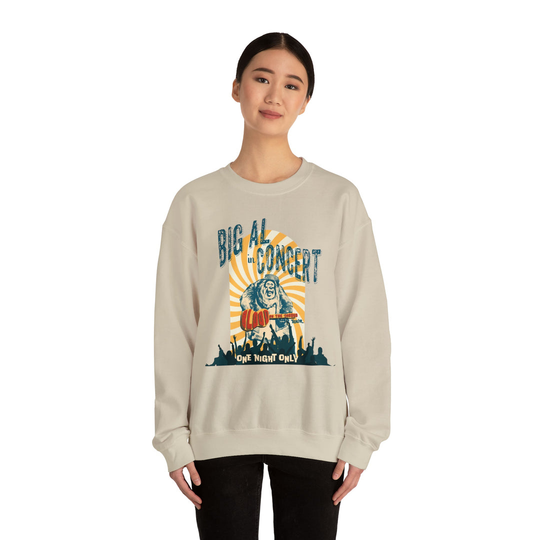 Big Al in Concert Sweatshirt - The Quirky Mouse