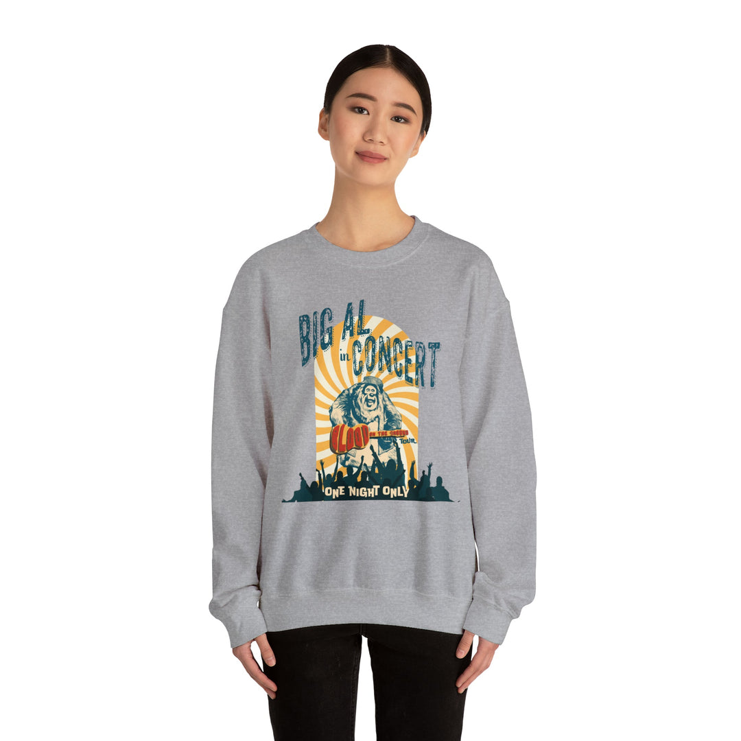 Big Al in Concert Sweatshirt - The Quirky Mouse